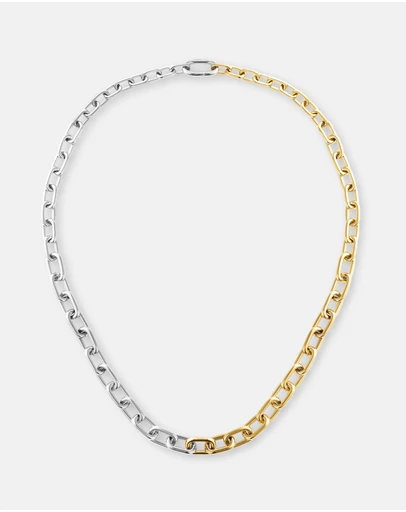 Daniel Wellington - Contrast Link Necklace Two Tone