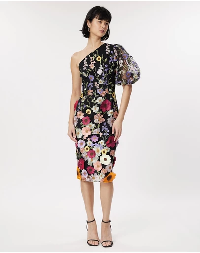 Romance by Honey and Beau - Blake One Sleeve Dress