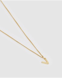 Izoa - Alphabet Letter V Necklace