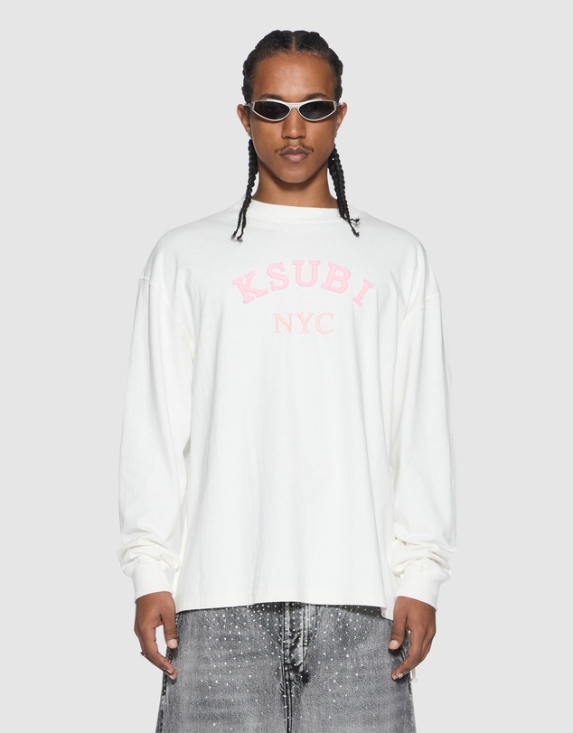 Ksubi - Laybel Ekcess LS Tee Tru White