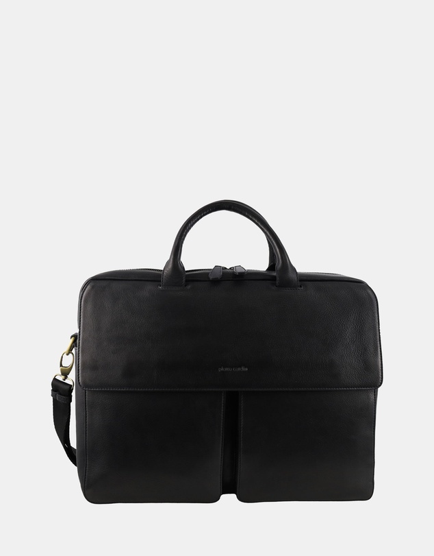 Pierre Cardin - Pierre Cardin Men's Leather Classic Messenger/Computer Bag