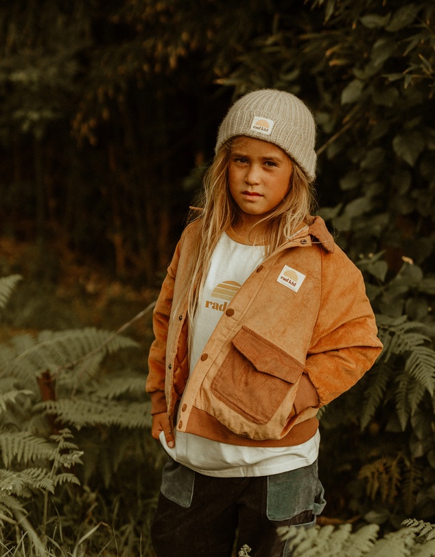 Banabae - Rad Kid Cord Collared Bomber Jacket