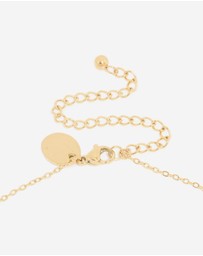 Lovisa - Waterproof Gold Plated Stainless Steel Birth Flower June Rose Necklace