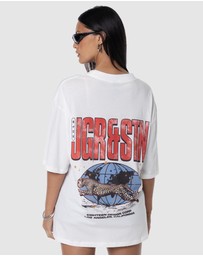 JGR & STN - Cheetah Oversized T-Shirt