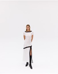 Third Form - Sevin Lace Trim Tee Dress