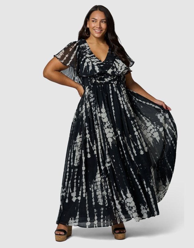 The Poetic Gypsy - Woven Stars Maxi Dress