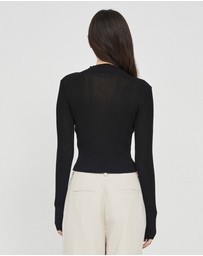 FRIEND of AUDREY - Finn Ribbed Knit Top