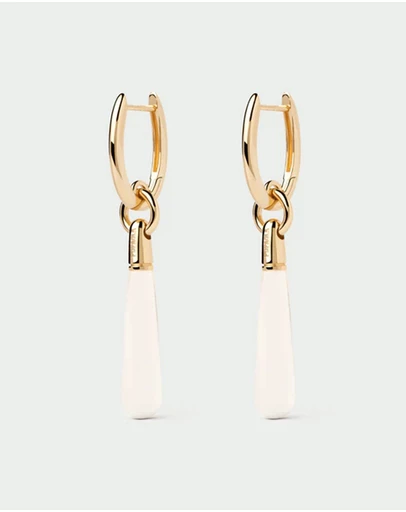 PDPAOLA - Rock Crystal Large Jupiter Earrings