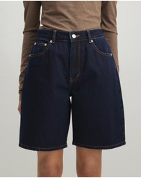 AERE - Talon Longline Denim Shorts