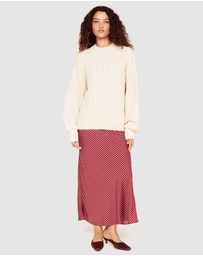 MINKPINK - Elika Cable Knit Jumper