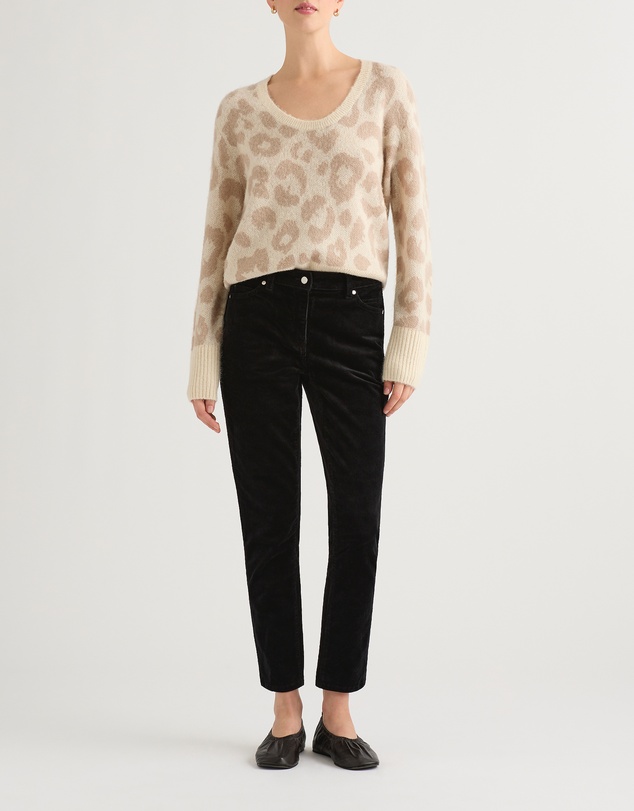 David Lawrence - Kyha Animal Jacquard Knit Jumper