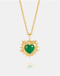 Rachel Jackson - Electric Love May Birthstone Heart Necklace