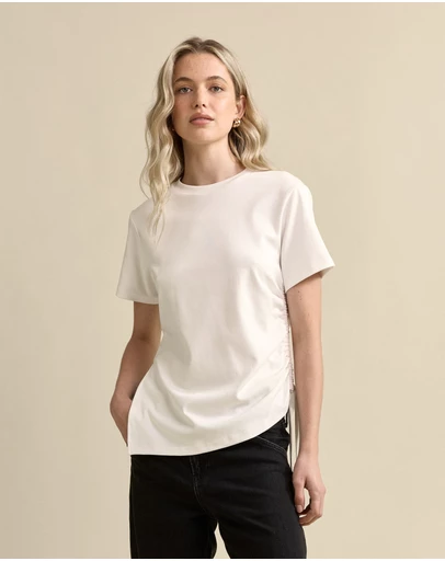 MVN - Rouched Side Tee