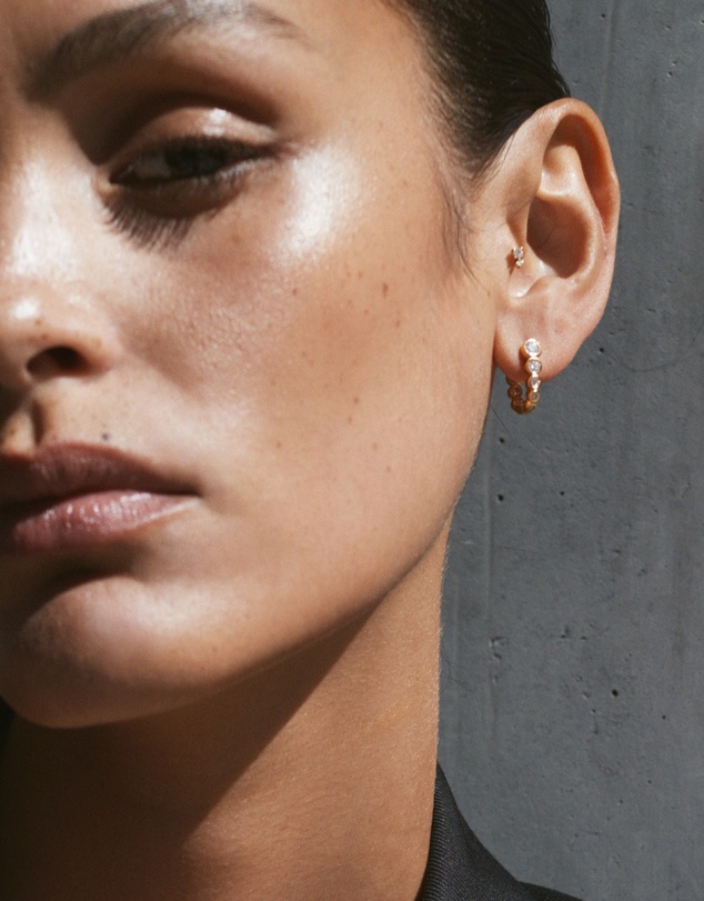 SAINT VALENTINE - Crescendo Oval Hoops - Gold