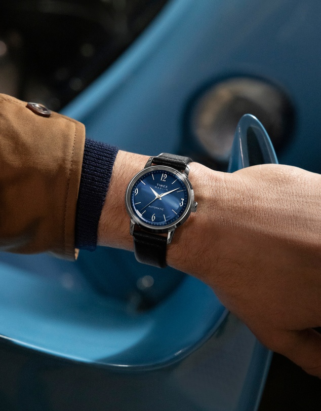 TIMEX - Marlin® Automatic 40mm Leather Strap Watch