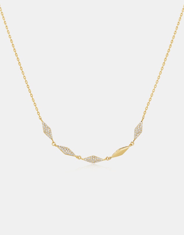Ania Haie - Ania Haie Gold Multi Sparkle Necklace