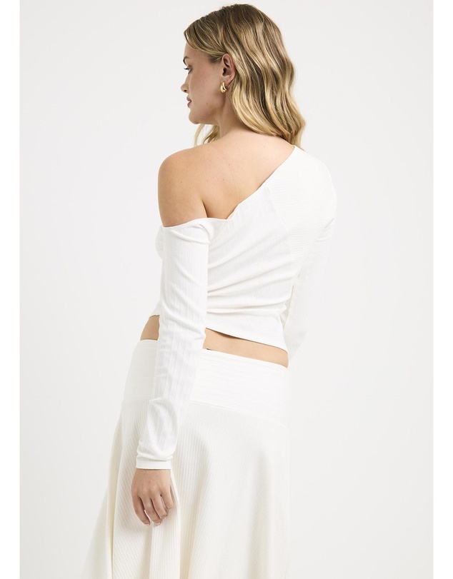 Alice In The Eve - Ashley Ribbed Assymetrical Top