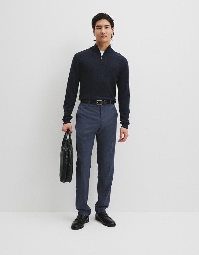 Country Road - Australian Merino Long Sleeve Vam Half Zip Knit