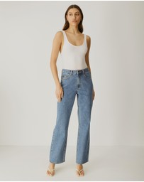 Atmos&Here - The Ultimate High Rise Straight Jeans