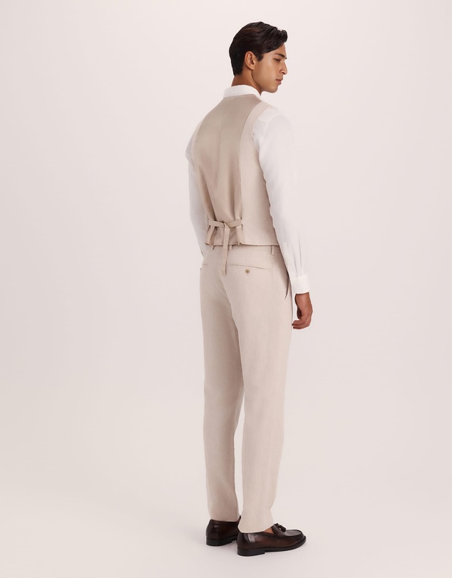 SABA - Elias Cotton Linen Waistcoat