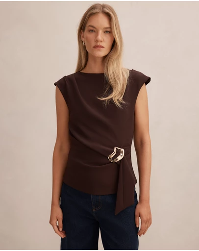 Forever New - Serena Hardware Detail Top