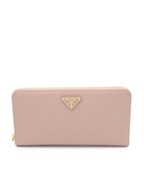 Pre-Loved by Azura Reborn - Pre-Loved Saffiano Triangle Logo Long Wallet