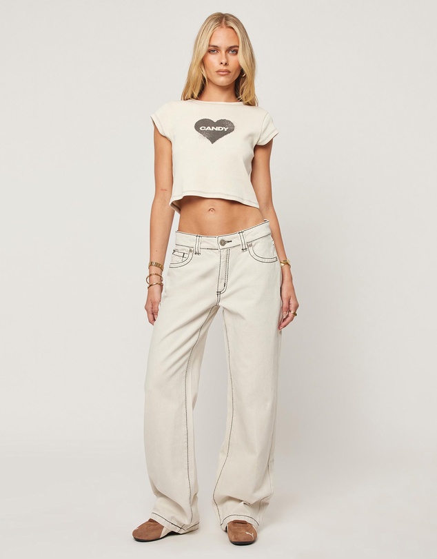 Abrand - Candy Cropped Tee