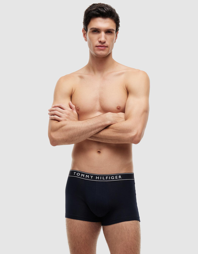 Tommy Hilfiger - 3-Pack Essential Logo Waistband Trunks