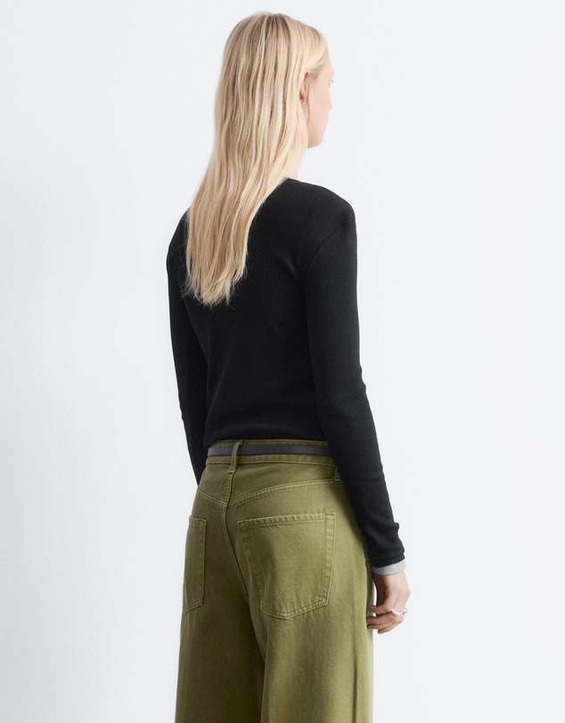 & Other Stories - Ribbed LS Top