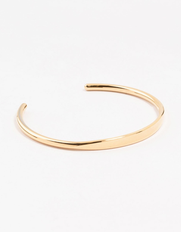 Lovisa - Waterproof Gold Plated Stainless Steel Slim Wrist Cuff