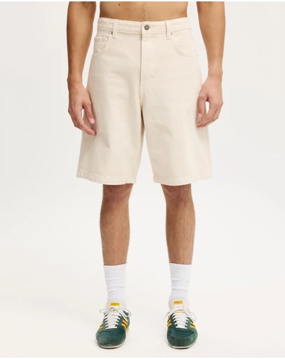 Cotton On - Baggy Denim Shorts