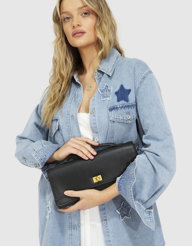 Belle & Bloom - Love Boat Leather Clutch Bag