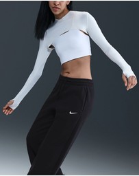 Nike - Sportswear Phoenix Fleece High-Waisted Wide-Leg Pants