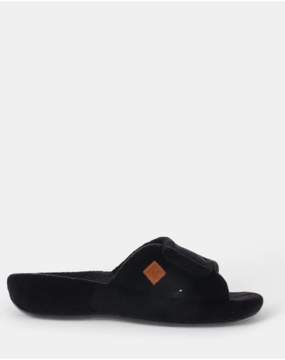 Mia Vita - Comfy Slipper - Black