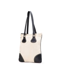 Pre-Loved by Azura Reborn - Pre-Loved Vitello Trimmed Canvas Canapa Tote