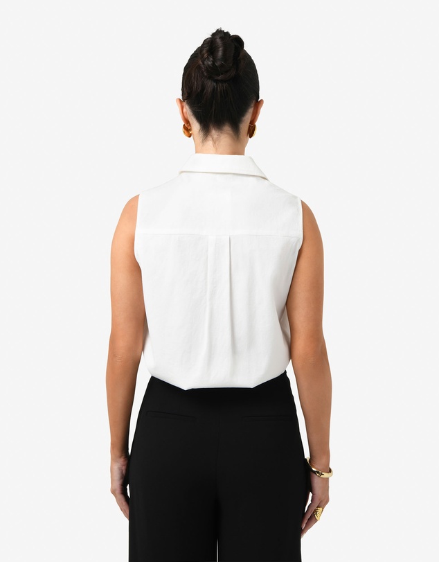 Forcast - Kia Cotton Sleeveless Shirt