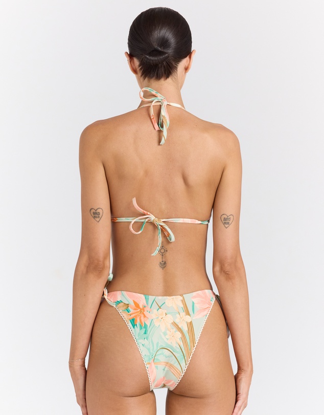 Poolside Paradiso - Dreamtime High String Tie Bikini Bottom - Jewel