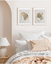 Olive et Oriel - Pierre Abstraite II Art Print