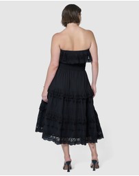 Sunday In The City - Defy Broderie Midi Dress