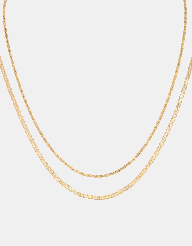 Astrid & Miyu - Illusion Double Chain Necklace