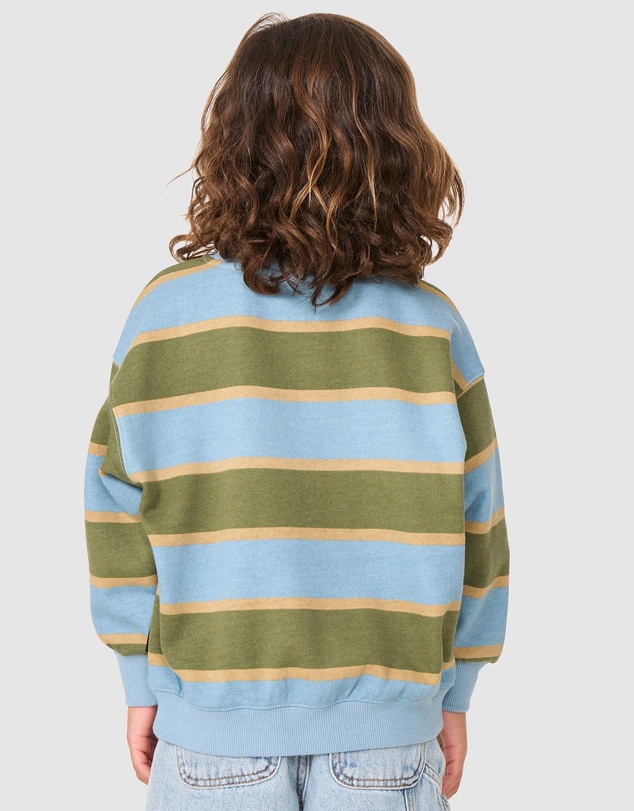 Rip Curl - The Wave Stripe Crew Sweat - Babies-Kids