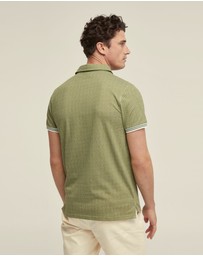 Oxford - Milo Cotton Jersey Printed Polo