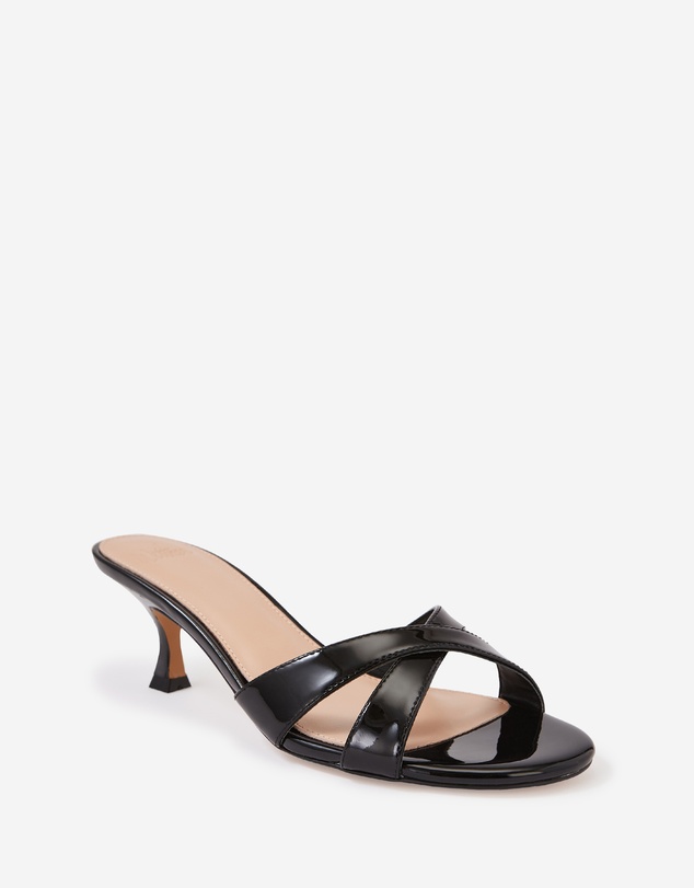 Wittner - Gracie Patent Leather Kitten Heel Mules