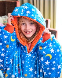 Kip&Co - Stars And Moon Kuddle Hooded Oversized Sweater - Kids