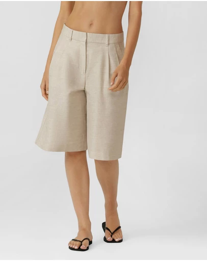Lorna Jane - Hamptons Linen Bermuda Shorts