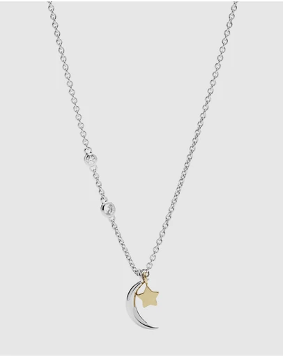 Fossil - Sterling Two Tone Necklace