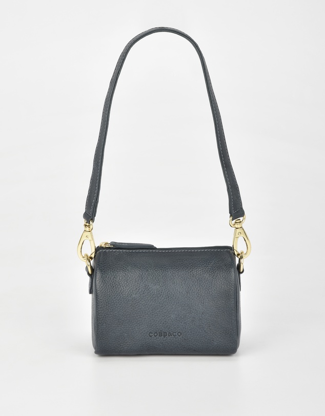 Cobb & Co - Botany Classic Barrel Leather Crossbody Bag
