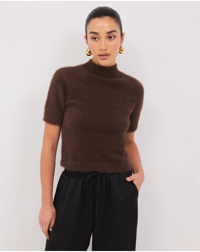 Calli - Rae Turtleneck Knit Tee