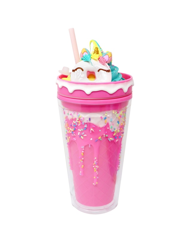 Pink Poppy - Unicorn Donut Drinking Cup