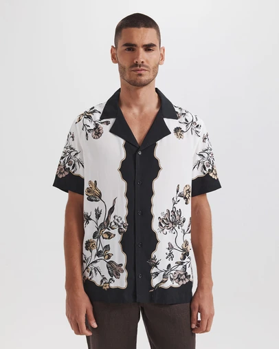 SABA - Saville Short Sleeve Resort Print Shirt